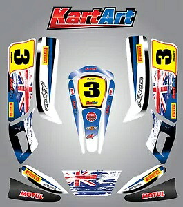 アロー AX9 ジュニア フルカスタム KART ART ステッカーキット AUSSIE PRIDE STYLE / グラフィック Arrow AX9 junior full custom KART ART sticker kit AUSSIE PRIDE STYLE / graphics 【並行輸入品】