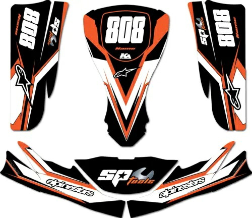 Intrepid OK1 Praga KART ART ステッカーキット SPY STYLE/グラフィック/デカール/デカール Intrepid OK1 Praga KART ART sticker kit SPY STYLE / graphics / decals / decal 【並行輸入品】