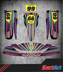 トニーカート OTK M6 フルカスタム KART ART ステッカーキット VIVID STYLE / グラフィック Tony Kart OTK M6 full custom KART ART sticker kit VIVID STYLE / graphics 【並行輸入品】