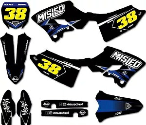 ヤマハ YZ 125 2022 2023 2024 カスタムグラフィックスクラブスタイルステッカーキットデカール Yamaha YZ 125 2022 2023 2024 custom graphics Club style sticker kit decals 【並行輸入品】