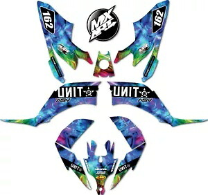 TYE STYLE ステッカーキットは、ヤマハ ラプター 250 2008 - 2018 QUAD ATV グラフィック デカールに適合します。 TYE STYLE sticker kit fits Yamaha Raptor 250 2008 - 2018 QUAD ATV graphics decal 【並行輸入品】