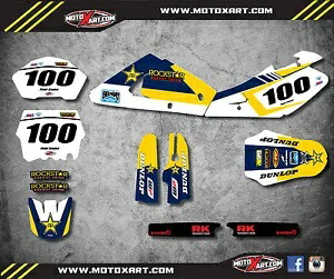 カスタム グラフィックス キット NIMBLE STYLE Husqvarna CR 125 / 250 - 2000 / 2004 ステッカー Custom Graphics Kit NIMBLE STYLE Husqvarna CR 125 / 250 - 2000 / 2004 stickers 【並行輸入品】