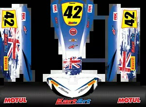 Arrow X5 フルカスタム KART ART ステッカーキット AUSSIE PRIDE STYLE / グラフィックデカール Arrow X5 full custom KART ART sticker kit AUSSIE PRIDE STYLE / graphics decals 【並行輸入品】