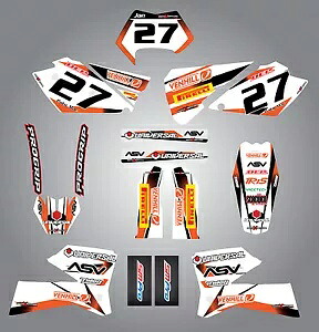 フルカスタムグラフィックキット - STORM - KTM EXC 2005 - 2007 ステッカー/デカール Full Custom Graphic Kit - STORM - KTM EXC 2005 - 2007 stickers / decals 【並行輸入品】