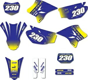 Yamaha TTR 230 2005 - 2024 ステッカーキット デカール グラフィックス モンテカルロスタイル Yamaha TTR 230 2005 - 2024 sticker kit decals graphics Monte Carlo style 【並行輸入品】