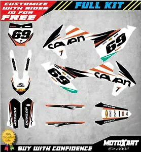 カスタムグラフィックキット グローバルスタイルステッカー KTM SX 125 150 250 2016 - 2018 に適合 Custom graphics kit GLOBAL style Stickers to fit KTM SX 125 150 250 2016 - 2018 【並行輸入品】