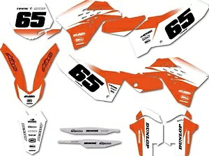 KTM SXF 450 2007 - 2010 モデル用ステッカーキット GROOVE STYLE KTM グラフィックスキット KTM Sticker kit for KTM SXF 450 2007 - 2010 models GROOVE STYLE KTM graphics kit KTM 【並行輸入品】｜カスタムパーツ WORLD倉庫