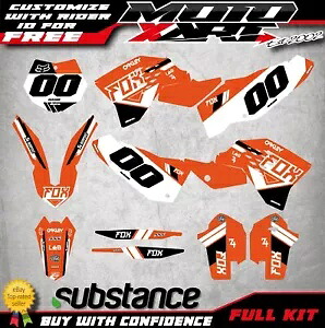 KTM SXF 450 2007 2008 2009 2010 モデル用カスタムデカール GLOW STYLE ステッカーキット Custom decals for KTM SXF 450 2007 2008 2009 2010 models GLOW STYLE sticker kit 【並行輸入品】
