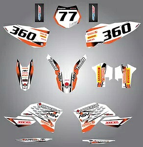 フルカスタム グラフィック キット - STORM - KTM 150 - 2008 - 2010 Full Custom Graphic Kit - STORM - KTM 150 - 2008 - 2010 【並行輸入品】
