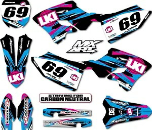 カスタムグラフィックス、ヤマハ YZ 125 2022 2023 デュークスタイルステッカーキット用デカールキット Custom Graphics, decal kit for Yamaha YZ 125 2022 2023 Duke style sticker kit 【並行輸入品】