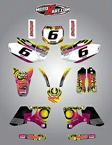 ヤマハ YZF 250 - 400 - 426 1998 - 2002 カスタムステッカーキット ネオンスタイル/デカール Yamaha YZF 250 - 400 - 426 1998 - 2002 Custom sticker kit NEON style / decals 【並行輸入品】｜カスタムパーツ WORLD倉庫