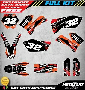 カスタムグラフィックキット DIGGER スタイルステッカー KTM SXF 2005 2006 モデルデカールに適合 Custom graphics kit DIGGER style Stickers to fit KTM SXF 2005 2006 model decals 【並行輸入品】 59,290円