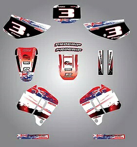 フルカスタムグラフィックキット -AUSSIE PRIDE - HONDA BRAZILIAN XR 200 R 1994 / 2003 Full Custom Graphic Kit -AUSSIE PRIDE - HONDA BRAZILIAN XR 200 R 1994 / 2003 【並行輸入品】