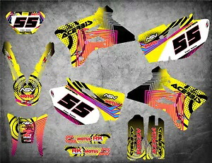 グラフィックキットはヤマハ WR 450 F 2003 2004 NEON STYLE ステッカー デカールに適合します。 Graphics Kit fits Yamaha WR 450 F 2003 2004 NEON STYLE stickers decals 【並行輸入品】｜カスタムパーツ WORLD倉庫 59,290円
