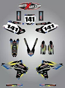 カスタム グラフィック キット ヤマハ YZF 450 - 2010 - 2013 SUNSET スタイル ステッカー デカール Custom Graphic Kit Yamaha YZF 450 - 2010 - 2013 SUNSET style stickers decals 【並行輸入品】