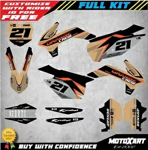 カスタムデカールキット TERRA スタイルステッカー KTM SX 125 150 250 2016 2017 2018 に適合 Custom decal kit TERRA style Stickers to fit KTM SX 125 150 250 2016 2017 2018 【並行輸入品】