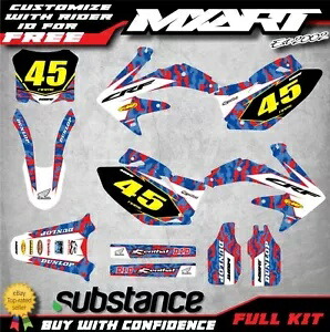 ホンダ CRF 450 2008 モデル グラフィックスキット HAWK STYLE ステッカー デカール オーストラリア Honda CRF 450 2008 model Graphics kits HAWK STYLE stickers DECALS Australia 【並行輸入品】