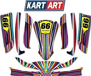 アロー X1 ジュニア フルカスタム KART ART ステッカーキット VIVID STYLE ステッカーキット/デカール Arrow X1 Junior full custom KART ART sticker kit VIVID STYLE sticker kit / decal 【並行輸入品】 59,290円