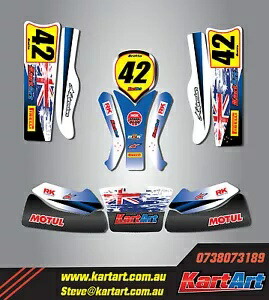CRG ジュニアカート ニューエイジボディ KART ART AUSSIE PRIDE STYLE / グラフィック / デカール CRG Junior Kart New Age Body KART ART AUSSIE PRIDE STYLE / graphics / decals 【並行輸入品】