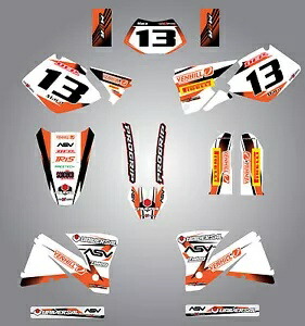 フルカスタム グラフィック キット - STORM - KTM EXC 1998 - 2000 Full Custom Graphic Kit - STORM - KTM EXC 1998 - 2000 【並行輸入品】