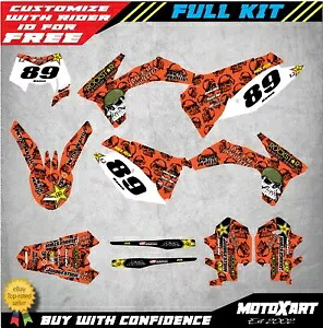 カスタムステッカーキット KTM EXC 2012 2013 モデルに適合 METAL STYLE グラフィックスデカール Custom sticker Kit to Fit KTM EXC 2012 2013 models METAL STYLE graphics decals 【並行輸入品】｜カスタムパーツ WORLD倉庫