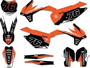 カスタムグラフィック、アカウントスタイルステッカー 2013 2014 2015 KTM SXF 250 に適合 Custom graphics, Account style stickers to fit 2013 2014 2015 KTM SXF 250 【並行輸入品】