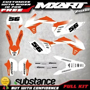 グラフィックキット KTM EXC 2014 2015 2016 モード GROOVE STYLE デカールステッカーキットに適合 Graphics Kit to Fit KTM EXC 2014 2015 2016 mode GROOVE STYLE decals sticker kit 【並行輸入品】