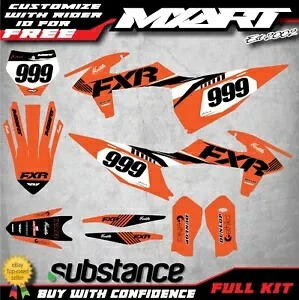 グラフィックス KTM SXF 250 450 2019 2020 2021 敵対的なスタイルデカールキットステッカーキット Graphics for KTM SXF 250 450 2019 2020 2021 HOSTILE style decal kit sticker kit 【並行輸入品】