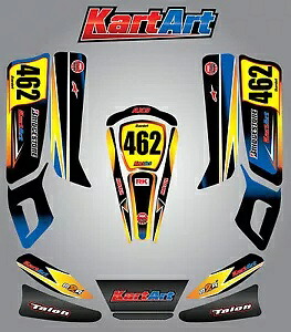 アロー AX9 ジュニア フルカスタム KART ART ステッカーキット SUNRISE STYLE / グラフィック Arrow AX9 junior full custom KART ART sticker kit SUNRISE STYLE / graphics 【並行輸入品】