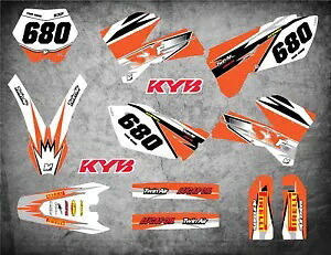 フルカスタムグラフィックキット SHOCKWAVE スタイルは 2005 2006 モデルに適合 / デカールステッカー Full Custom Graphic Kit SHOCKWAVE style fits 2005 2006 models / decals stickers 【並行輸入品】