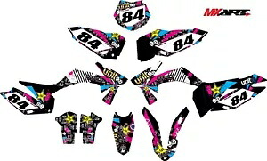 フルカスタムグラフィックキット RUSH STYLE KTM SXF - 2007 2008 2009 2010 デカールステッカー Full Custom Graphic Kit RUSH STYLE KTM SXF - 2007 2008 2009 2010 decals stickers 【並行輸入品】