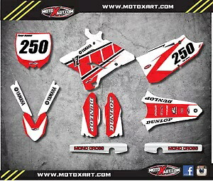 カスタムグラフィック、ヤマハ YZ 125 / 250 2015-2021 レトロスタイルステッカー用フルキット Custom Graphics, Full Kit for Yamaha YZ 125 / 250 2015-2021 RETRO style sticker 【並行輸入品】