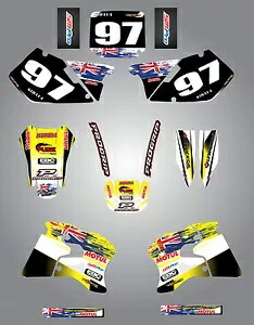 フルカスタムグラフィックキット -AUSSIE PRIDE-スズキ RM 125 - 250 / 1993 - 1995 Full Custom Graphic Kit -AUSSIE PRIDE - Suzuki RM 125 - 250 / 1993 - 1995 【並行輸入品】