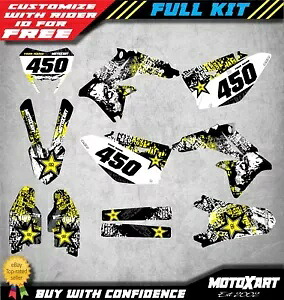 スズキ RMX 450 Z 2010 2018 GRAFFITI STYLE デカールに適合するカスタム グラフィックス フルキット Custom Graphics Full Kit to Fit Suzuki RMX 450 Z 2010 2018 GRAFFITI STYLE decals 【並行輸入品】｜カスタムパーツ WORLD倉庫