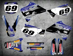 ヤマハ YZ 250 / 1996 - 2001 スチールスタイルステッカーに適合するカスタムグラフィックスフルキット Custom Graphics Full Kit to Fit Yamaha YZ 250 / 1996 - 2001 STEEL STYLE stickers 【並行輸入品】