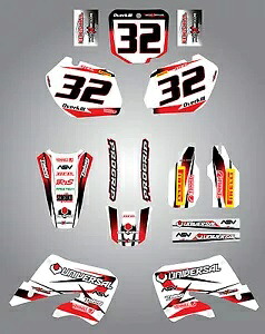 ホンダ CR 125 - 1998 / 1999 フルグラフィックキット ストームスタイルステッカー グラフィック Honda CR 125 - 1998 / 1999 Full Graphic kit Storm Style Stickers Graphics 【並行輸入品】