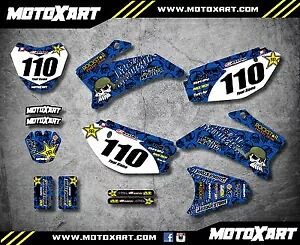 フルカスタムグラフィックキット METAL STYLE Yamaha TTR 110 - 全年式 - ステッカー デカール Full Custom Graphic Kit METAL STYLE Yamaha TTR 110 - All years - stickers decals 【並行輸入品】