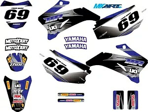 フルカスタムグラフィックキット STEEL STYLE Yamaha TTR 110 デカールステッカー Full Custom Graphic Kit STEEL STYLE Yamaha TTR 110 decals stickers 【並行輸入品】