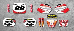 フルカスタム グラフィック キット ホンダ QR 50 全年式 SHOCKWAVE スタイル デカール/ステッカー Full Custom Graphic Kit Honda QR 50 All years SHOCKWAVE style decals/stickers 【並行輸入品】