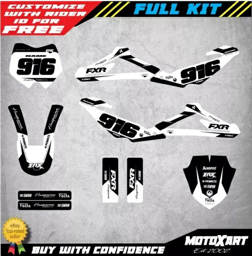 フルカスタムグラフィックキットバーンスタイルハスクバーナ CR 50 2011 - 2016 デカールステッカー Full Custom Graphic Kit Burn Style Husqvarna CR 50 2011 - 2016 Decals stickers 【並行輸入品】