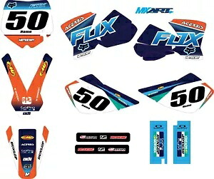 KTM 50 2002 - 2008 FOXY STYLE ステッカーに適合するカスタム グラフィックス フルキット Custom Graphics Full Kit to Fit KTM 50 2002 - 2008 FOXY STYLE stickers 【並行輸入品】