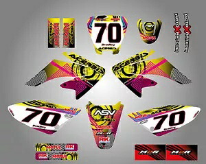 フルカスタムグラフィックキット ホンダ CRF 70 / 80 / 100 - 2002 / 2010 ネオンスタイルデカール Full Custom Graphic Kit Honda CRF 70 / 80 / 100 - 2002 / 2010 Neon style decals 【並行輸入品】