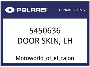 ポラリス OEM 部品 5450636 ドア、スキン、左側 Polaris OEM Part 5450636 DOOR, SKIN, LH 【並行輸入品】