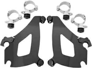 Memphis Shades トリガーロック マウントキット ブレットフェアリング用 ブラック MEK1972 Memphis Shades Trigger-Lock Mount Kit for Bullet Fairing Black MEK1972 【並行輸入品】