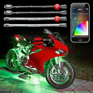 XKGLOW Chrome アプリ制御 1600 万色ライトキット 6 ポッド 2 ストリップ ミニキット XKGLOW Chrome App Controlled 16 Million Color Light Kit 6 Pod 2 Strip Mini Kit 【並行輸入品】