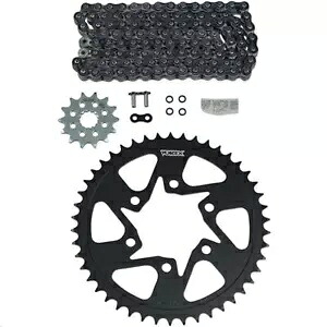 Vortex HFRS ハイパーファスト 520 ストリート コンバージョン チェーンとスプロケット キット ブラック CK6392 Vortex HFRS Hyper Fast 520 Street Conversion Chain and Sprocket Kit Black CK6392 【並行輸入品】