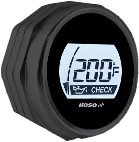 Koso デジタルオイルディップスティック ブラック BA053001 Koso Digital Oil Dipstick Black BA053001 【並行輸入品】