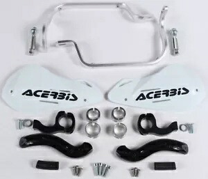 Acerbis スーパーモト ハンドガード ホワイト 2141970002 Acerbis Supermoto Handguards White 2141970002 【並行輸入品】