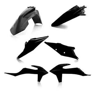 Acerbis 標準プラスチックキット ブラック 2726500001 Acerbis Standard Plastic Kits Black 2726500001 【並行輸入品】