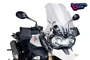 PUIG ツーリングディスク トライアンフ タイガー 800/XC/XCX/XCA/XR/XRX/XRT 2015 クリア- PUIG TOURING DISC FOR TRIUMPH TIGER 800/XC/XCX/XCA/XR/XRX/XRT 2015 CLEAR- 【並行輸入品】